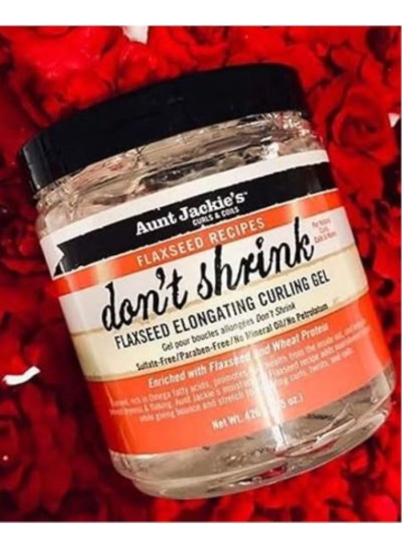 Aunt Jackie's Don't Shrink Elongating Flaxseed Curling Gel 511 Gram - Image 2